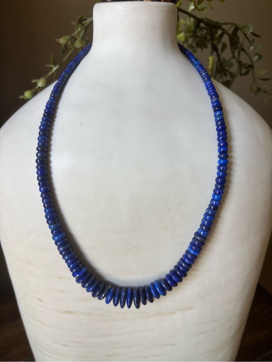 Jay King Jewelry - Jay King DTR 925 Lapis Lazuli Rondelle Necklace 17–20” Sterling